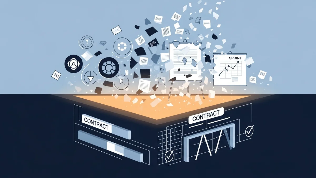 Agentic-Agile: Contratos, Não Cerimônias